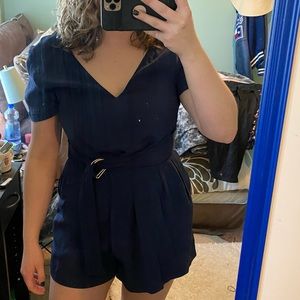 ZARA Navy Blue Romper.